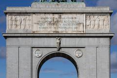 Victory arch in Madrid, Spain