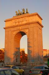 Arco de la Victoria in Madrid, Spain