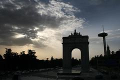 Arco de la Victoria in Madrid, Spain