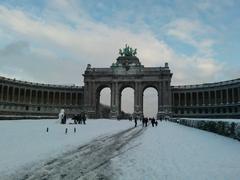 Arcade of Parc du Cinquantenaire in Brussels