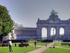 Cinquantenaire Arch in Brussels, Belgium