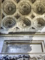 Cinquantenaire Park arch ceiling Brussels