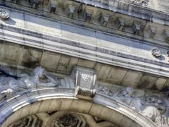 Detail monument in Cinquantenaire Park, Brussels, Belgium