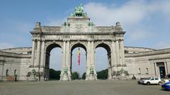 Arc du Cinquantenaire in Parc du Cinquantenaire, Brussels, Belgium