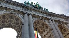 Arc du Cinquantenaire in Parc du Cinquantenaire, Brussels, Belgium