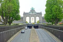 Arcade centrale in Cinquantenaire, Brussels, Belgium