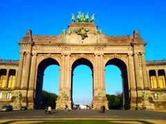 Arcades of the Cinquantenaire in Brussels