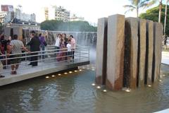 Monument to Iguazu Falls in Buenos Aires