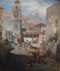 Market Place in Amalfi