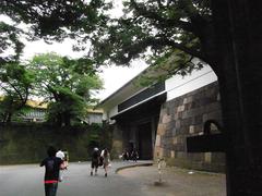 Front view of Tayasu gate of old Edo castle