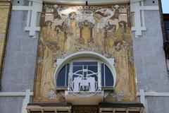 Art Nouveau house built by Paul Cauchie in 1905 in Etterbeek