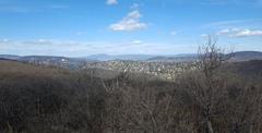 Scenic view from Makovecz Lookout