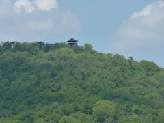 Nagy-Hárs Hill and Károly Kaán observation tower from Kis-Hárs Hill