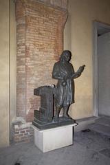 Statue of Antonio Stradivari at Palazzo del Comune, Italy