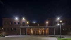 Palazzo dell'Arte at night