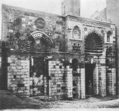 Aqmar mosque façade after restoration