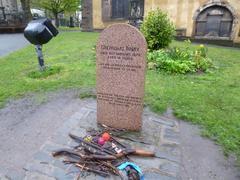 Grave of Greyfriars Bobby in Edinburgh