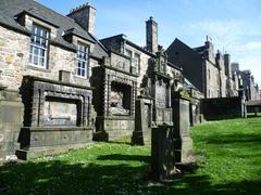 East wall of Greyfriars Kirkyard