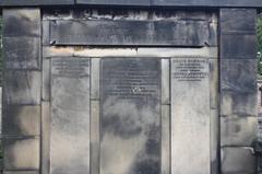 Prof George Dunbar's grave at Greyfriars Kirkyard