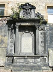 17th century tombstone in Greyfriars Kirkyard