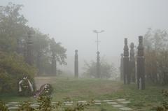 Memorial pillars of the 13 martyrs of Arad and Count Batthyány Lajos at Military Memorial Park Pákozd