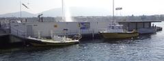 Sauvetage boats at Pâquis jetty in Geneva