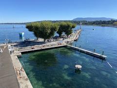 Jetée des bains des Pâquis in Geneva