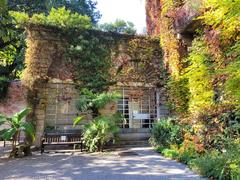 Brera Botanical Garden in Milan with lush greenery