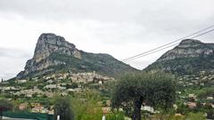 Saint-Jeannet village under Baou mountain