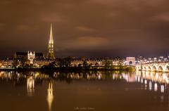 Basilique St Michel with night reflections