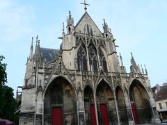 Front view of the Basilica of Saint-Urbain in Troyes