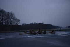 Bassin du Char d'Apollon in winter