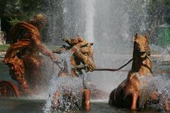 Apollon et ses chevaux sculpture in the Basin of Apollo's Chariot at the Palace of Versailles