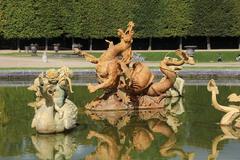 Dragon's pool at the Palace of Versailles park