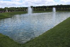 Bassin du Miroir at the Palace of Versailles Gardens during Grandes Eaux Musicales 2013