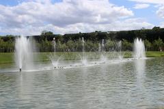 Bassin du Miroir at Versailles Royal Palace Garden during Grandes Eaux Musicales 2013