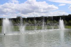 Bassin du Miroir at Versailles Palace Garden during Grandes Eaux Musicales 2013