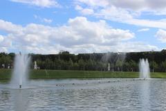 Bassin du Miroir during Grandes Eaux Musicales 2013 at Versailles