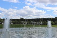 Bassin du Miroir at the Palace of Versailles Gardens during Grandes Eaux Musicales 2013