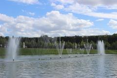 Bassin du Miroir at the Palace of Versailles Gardens during the Grandes Eaux Musicales 2013