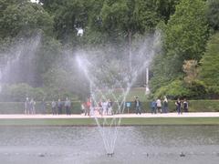 Mirror Pool at the Versailles Park in France