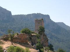 medieval Otíñar Castle in Jaén