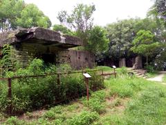 Ruins of Pinewood Battery in Hong Kong