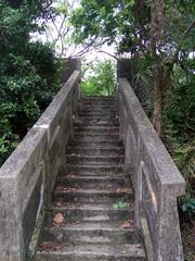 Old stairs of Pinewood Battery