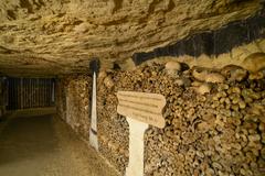 Catacombs of Paris underground ossuaries