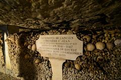 The Catacombs of Paris underground ossuary