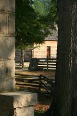 view from the pavilion at Bennett Place in Durham, North Carolina