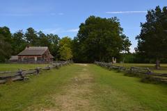 Historical Old Hillsboro Road at Bennett Place