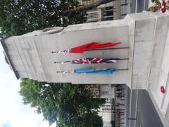 Cenotaph in London on a clear day