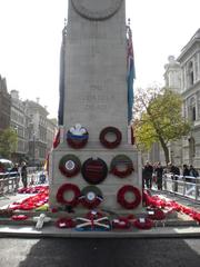 Cenotaph in Whitehall the day after the 11th of November